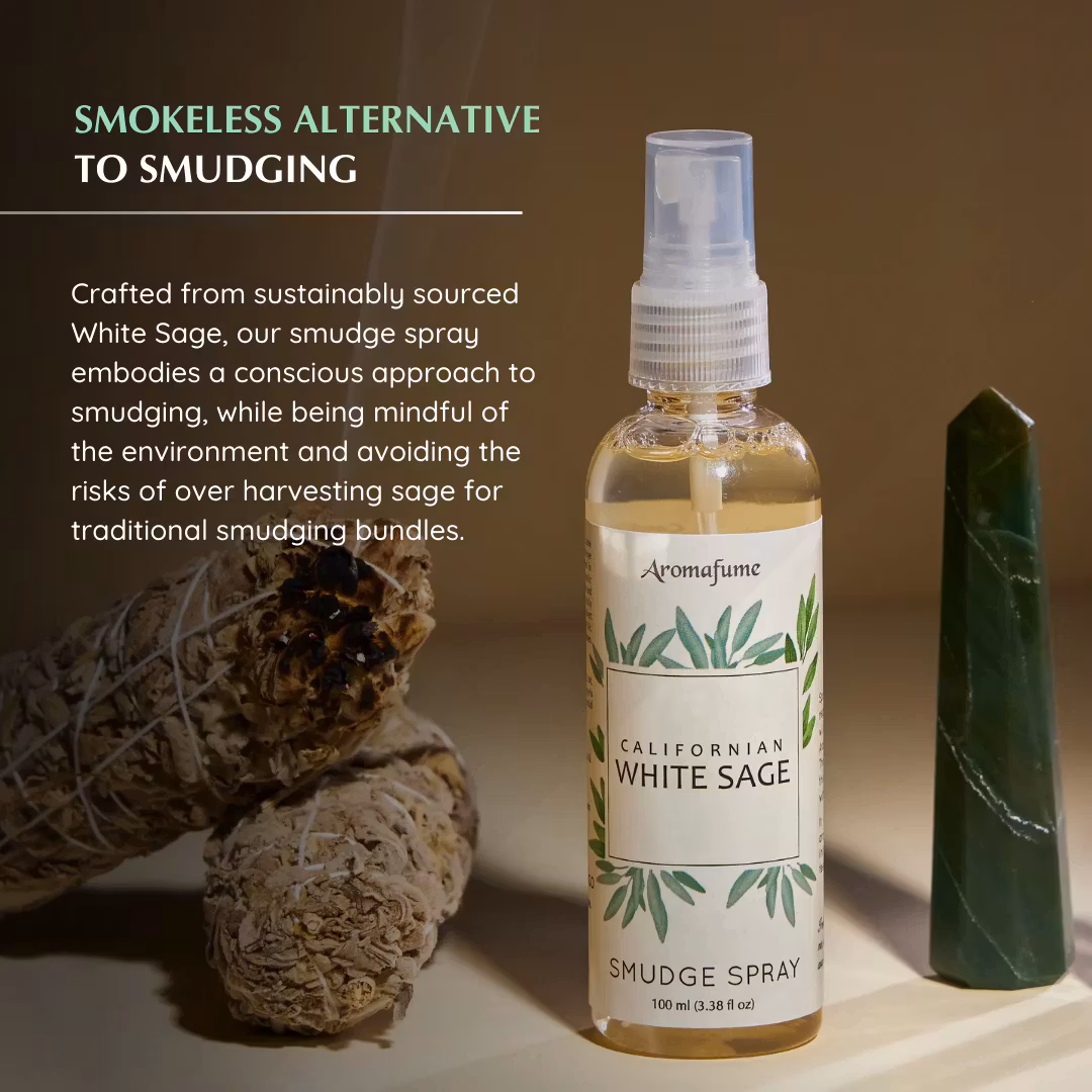 Aromafume - White Sage presentförpackning, Smudge Spray