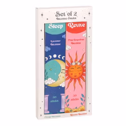 Spirit of Equinox – Sleep (Lavendel) & Revive (Rosa Grapefrukt), presentförpackning rökelsepinnar