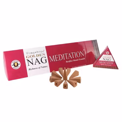 Vijayshree - Golden Nag Meditation, rökelsekoner backflow