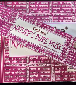 GOLOKA - Nature's Pure Musk, rökelsepinnar