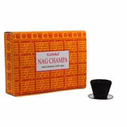 GOLOKA - Nag Champa, smudge resin cups
