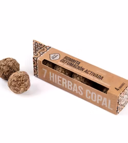 Sagrada Madre - Bombitas, 7 örter & Copal rökelsebollar 4-pack