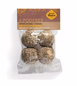 Sagrada Madre - Bombitas, 4 Powers rökelsebollar (påse)