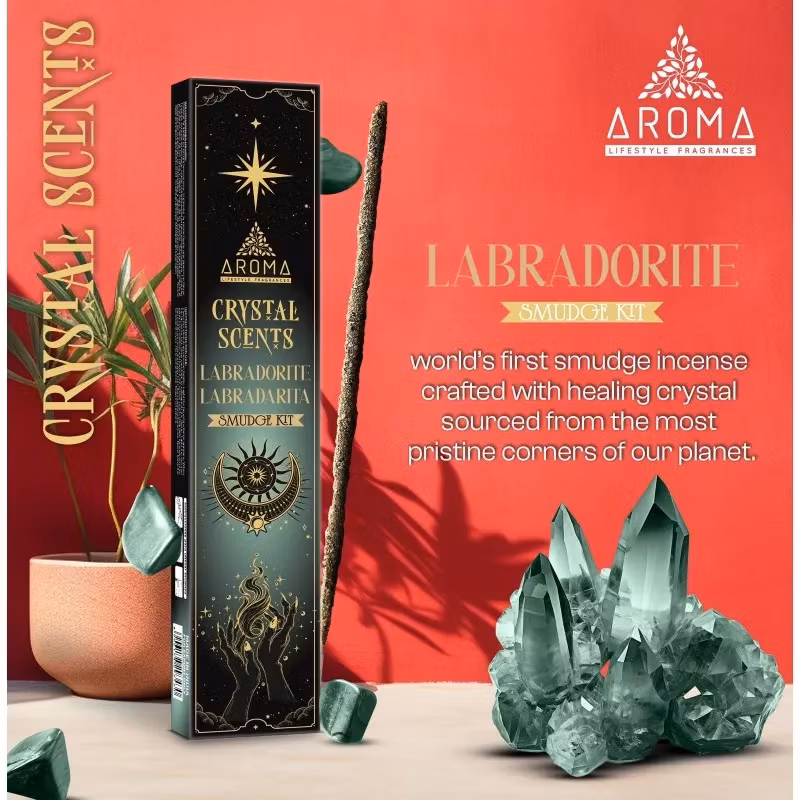 Aroma - Crystal Scents Labradorit, rökelsepinnar