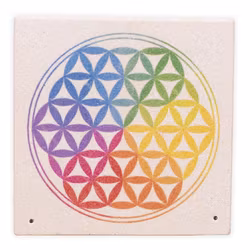 Rökelsehållare i sandsten, Flower Of Life
