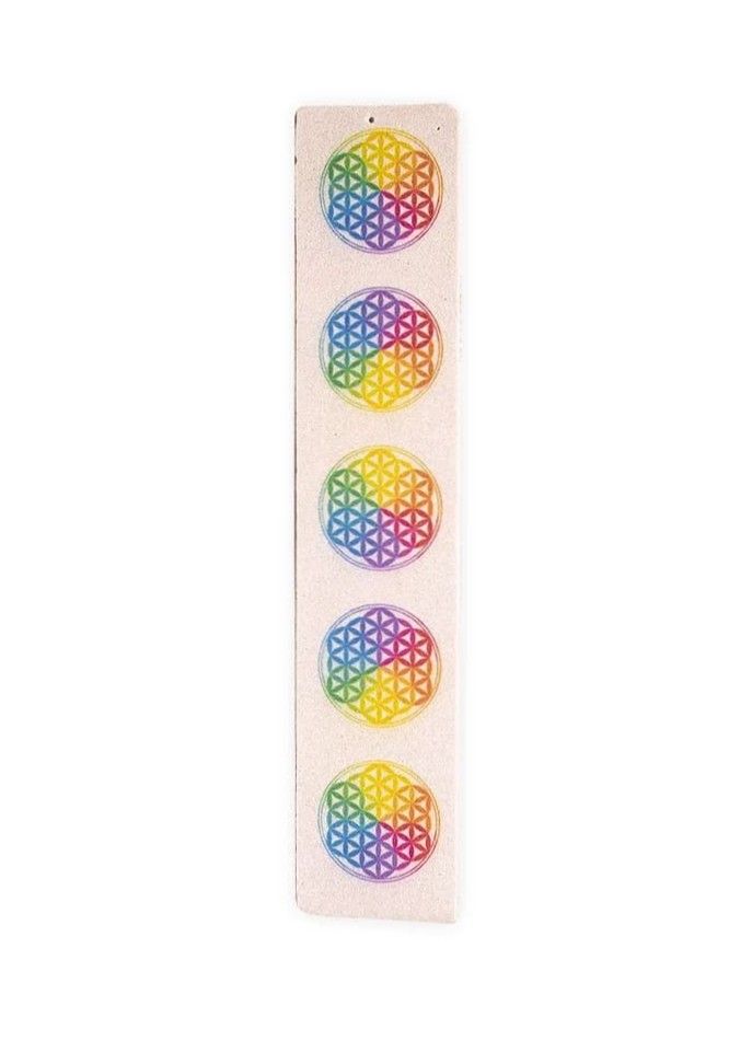 Rökelsehållare i sandsten, Flower Of Life lång