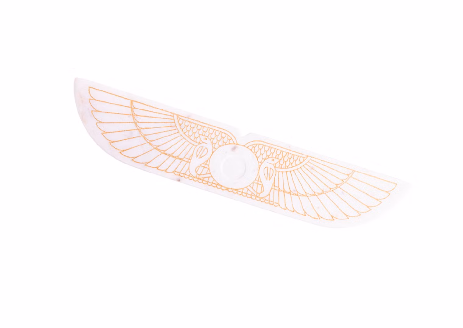 Rökelsehållare vit marmor, Horus Wings