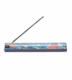 Rökelsehållare keramisk, Good Fortune Koi-karp