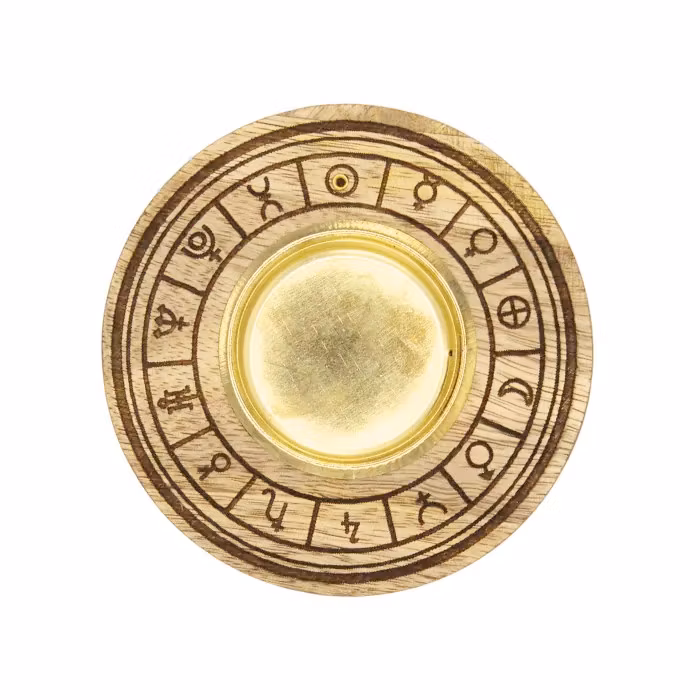 Rökelsehållare i mangoträ, Astrologi skål