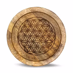 Bricka för kristallgrid (kristallnät), Flower Of Life