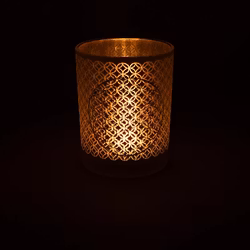 Ljuslykta stor frostat glas, Flower Of Life