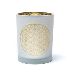 Ljuslykta stor frostat glas, Flower Of Life