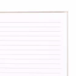 Journal, Månfaser vit sammet A5