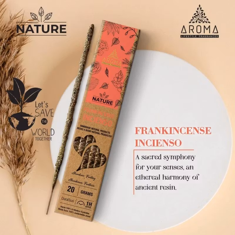 Aroma - Orgánico Nature Frankincense, rökelsepinnar