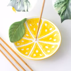 Rökelsehållare i keramik Lemon