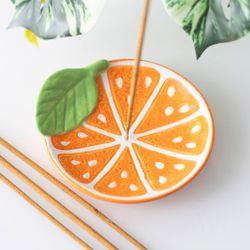 Rökelsehållare i keramik Sweet Orange