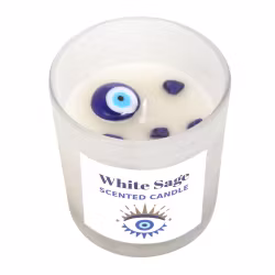 Elements - Magical Eye White Sage, doftljus med Sodalit 25h