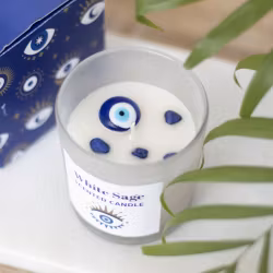 Elements - Magical Eye White Sage, doftljus med Sodalit 25h