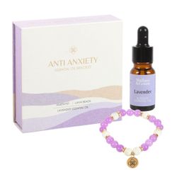 Anti-Anxiety kit med eterisk olja & armband