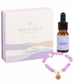 Anti-Anxiety kit med eterisk olja & armband