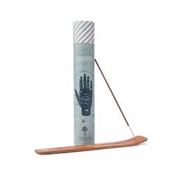 PureWorks - Celestial Magic Evil Eye Protection, rökelsepinnar kit med rökelsehållare i trä