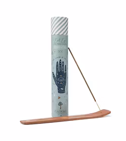 PureWorks - Celestial Magic Evil Eye Protection, rökelsepinnar kit med rökelsehållare i trä