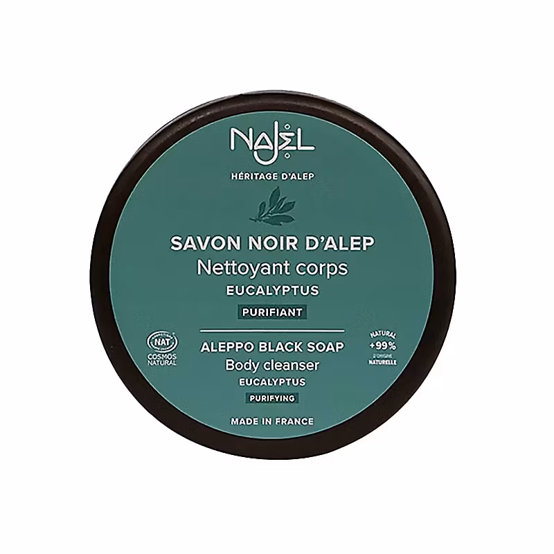 Najel - Svart Aleppotvål med Eukalyptus orientalisk skrubb