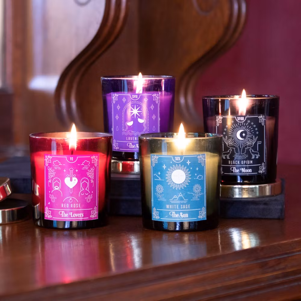 Tarot The Star - Lavender, doftljus 25h