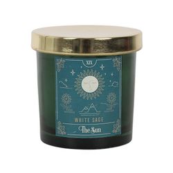 Tarot The Sun - White Sage, doftljus 25h