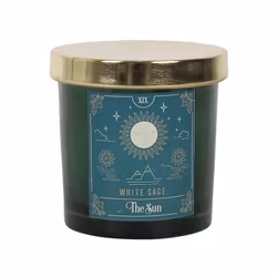 Tarot The Sun - White Sage, doftljus 25h