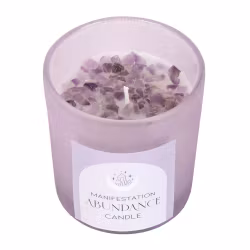 Abundance - French Lavender, doftljus för manifestation med Ametist 25h