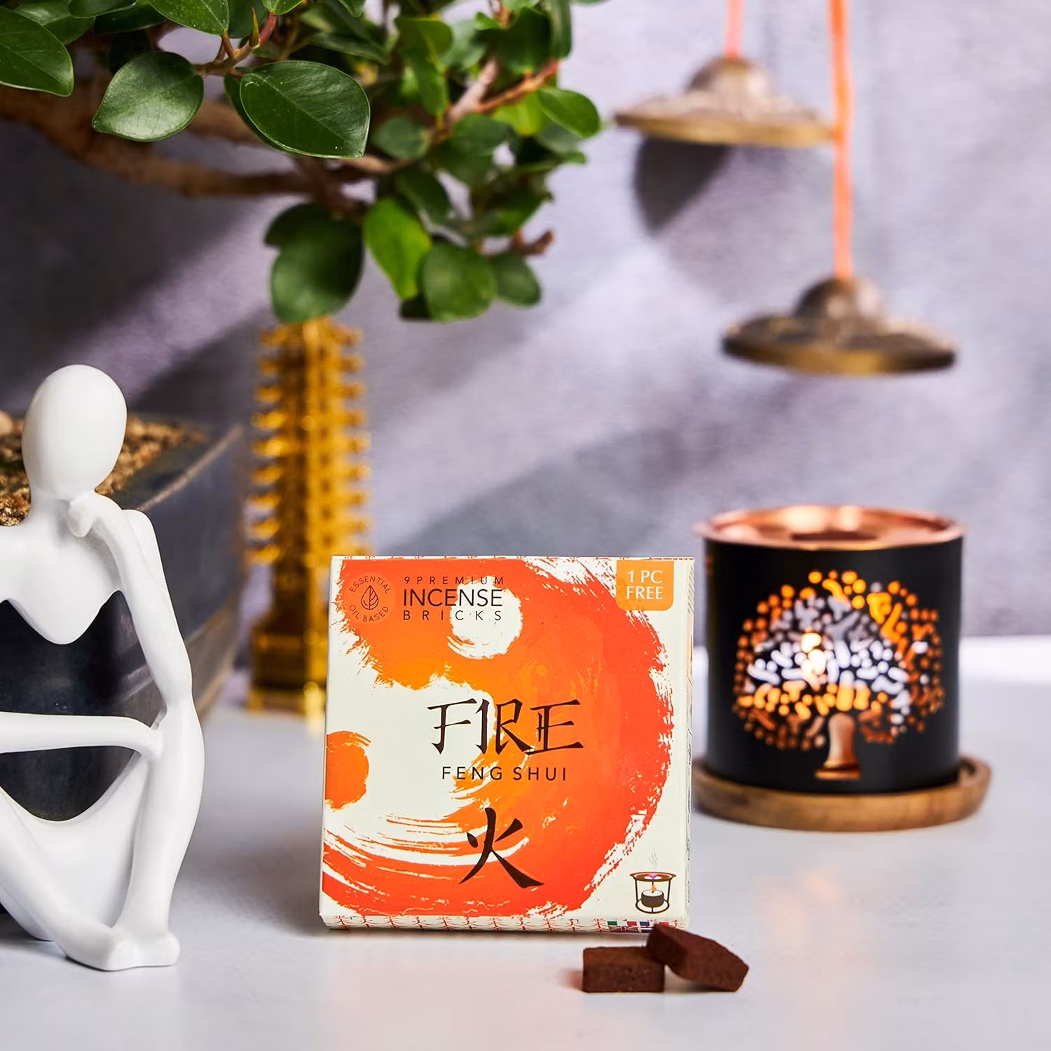 Aromafume - Feng shui Fire, rökelsebrickor