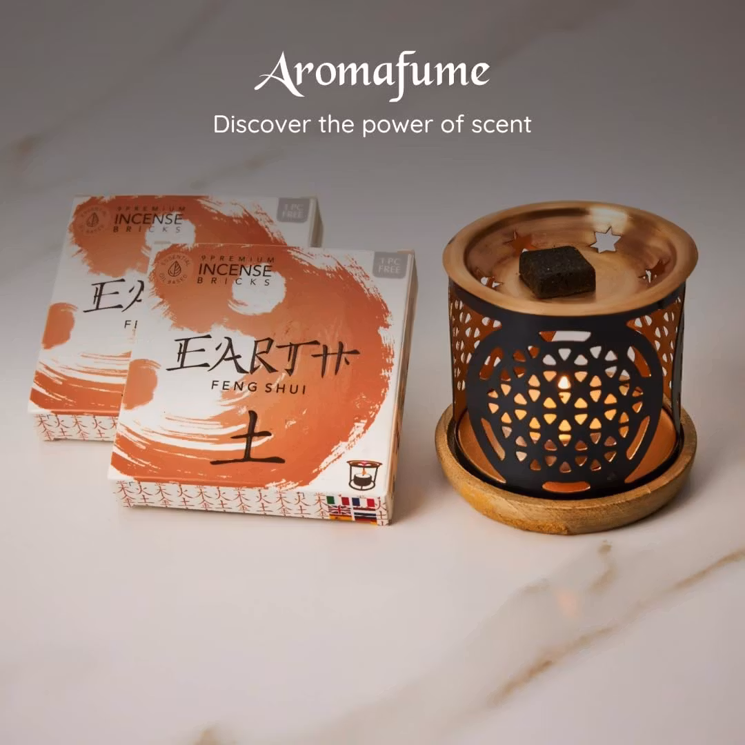 Aromafume - Feng shui Earth, rökelsebrickor
