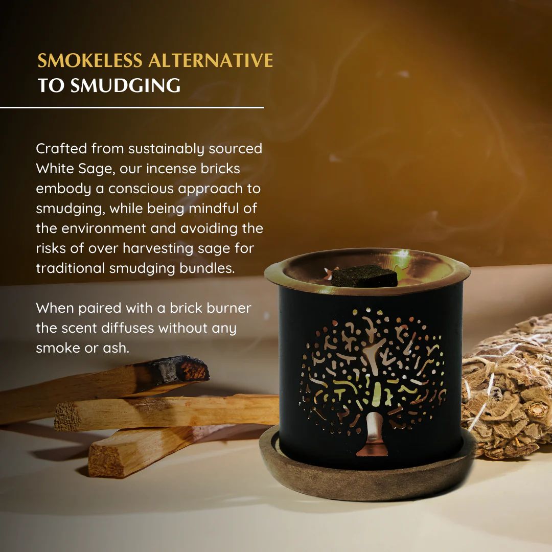 Aromafume - White Sage & Palo Santo, rökelsebrickor