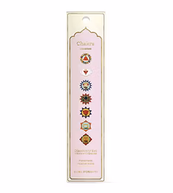 Fiore D'Oriente - 7 Chakra set (complete), rökelsepinnar