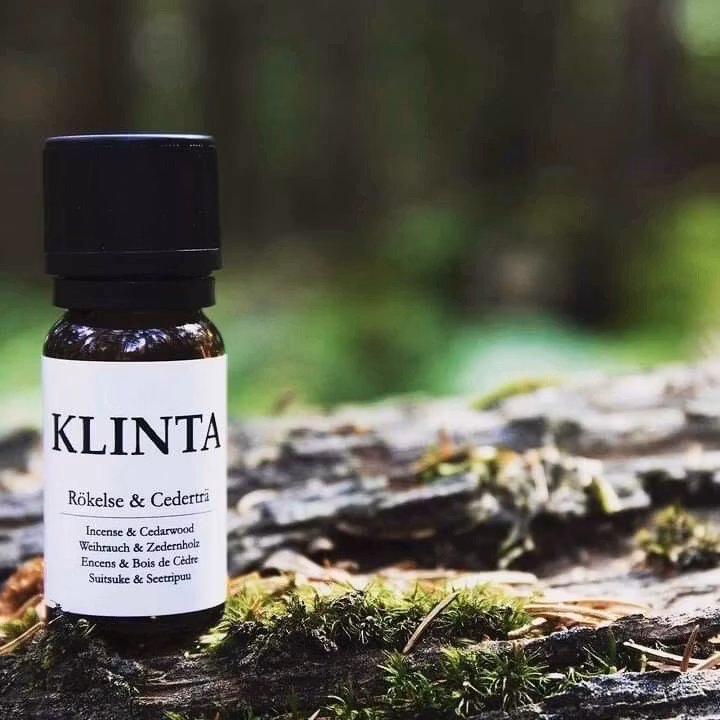 Klinta - Klassisk rökelse & Cederträ, Eterisk olja Aromaterapi