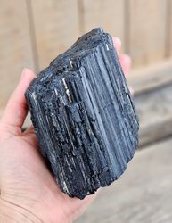 Svart Turmalin rå XL #4