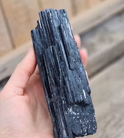 Svart Turmalin rå XL #5