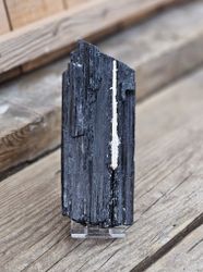 Svart Turmalin rå XL #12