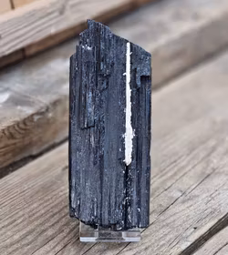 Svart Turmalin rå XL #12