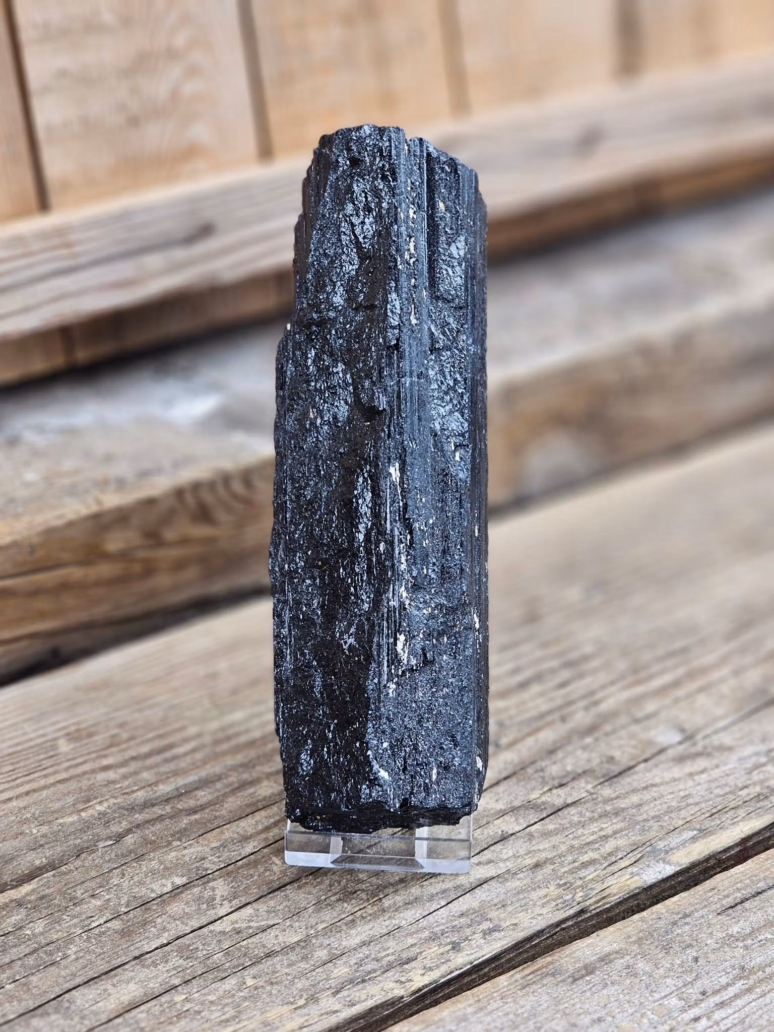 Svart Turmalin rå XL