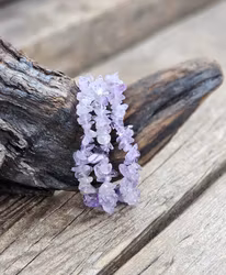Lavendel Ametist, chipsarmband