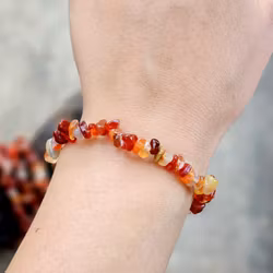 Karneol, chipsarmband