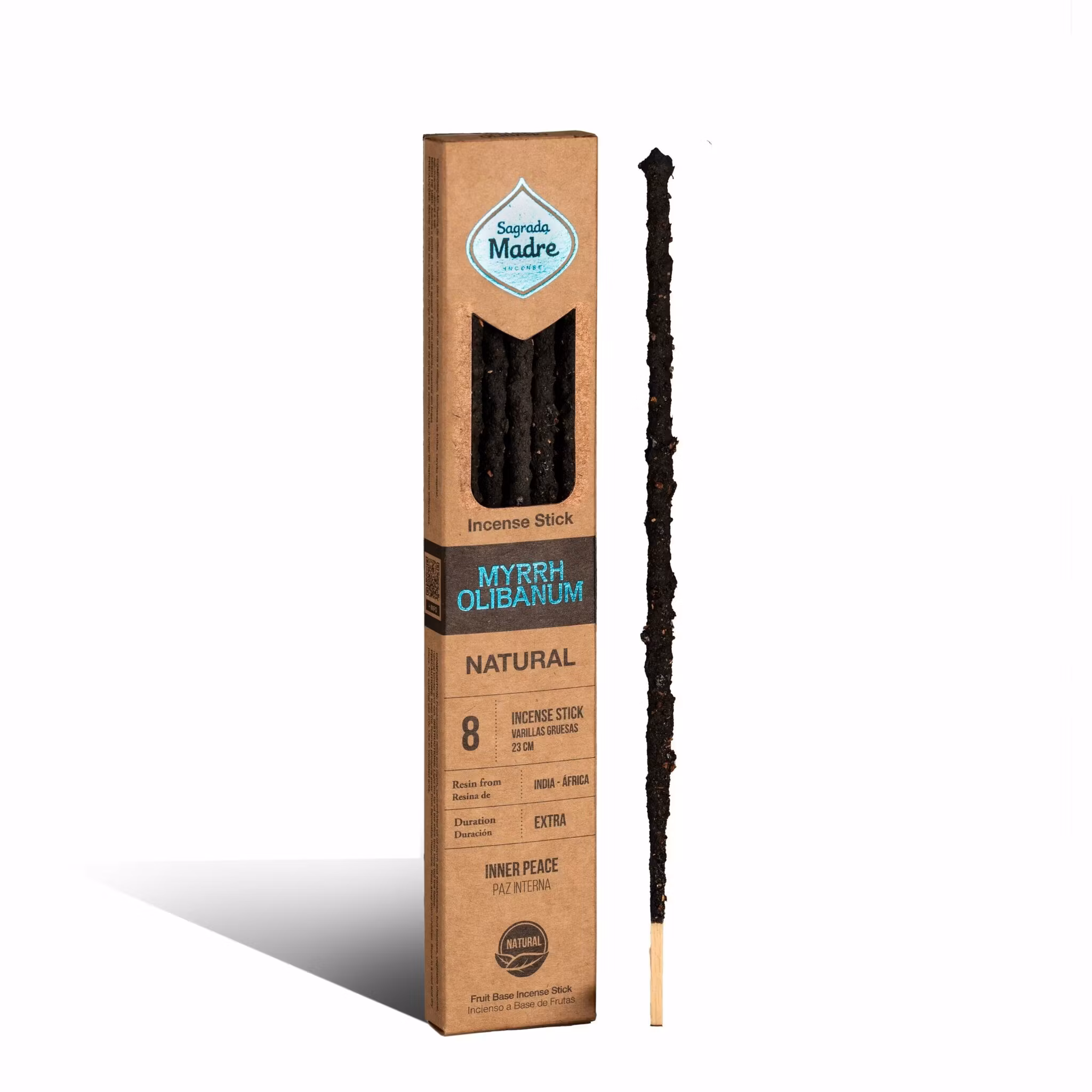 Sagrada Madre Natural line - Myrra & Frankincense, rökelsepinnar