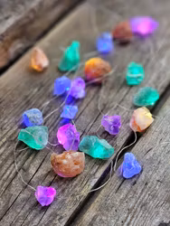 Ljusslinga med kristallmix