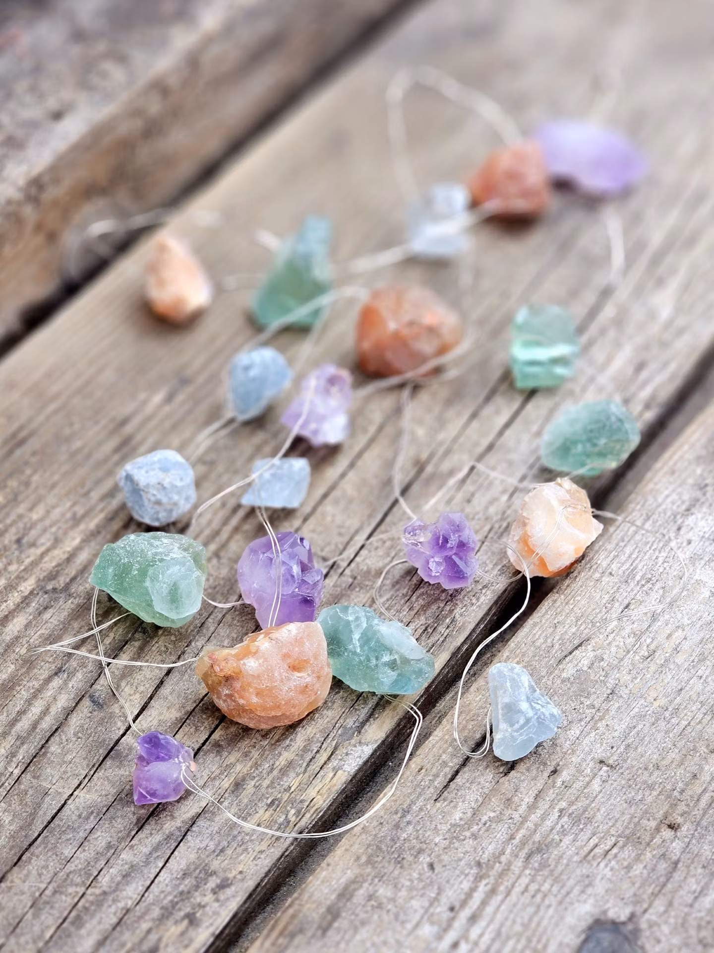 Ljusslinga med kristallmix