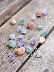 Ljusslinga med kristallmix