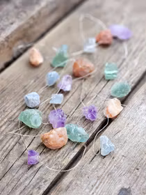 Ljusslinga med kristallmix