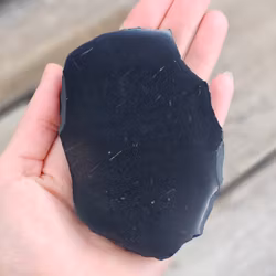 Shungit, polerad skiva #4