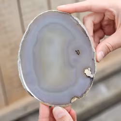 Agatskiva, stor naturlig #1